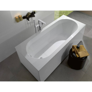 Villeroy & Boch Baignoire Ovale Oberon 170x70 cm marbre coulé, blanc (UBQ177OBE2V-01)