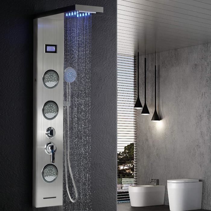 douche hydromassante mitigeur thermo