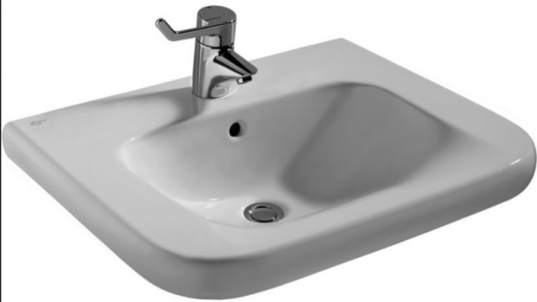 Ideal Standard CONTOUR 21 Lavabo pour personnes à mobilité réduite 650 x 175 x 555 mm blanc IdealPlus (V2168MA)