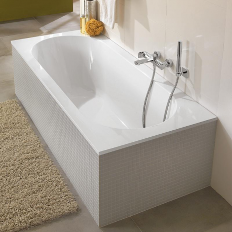 Villeroy & Boch Baignoire Ovale Oberon 170x70 cm marbre coulé, blanc (UBQ177OBE2V-01)