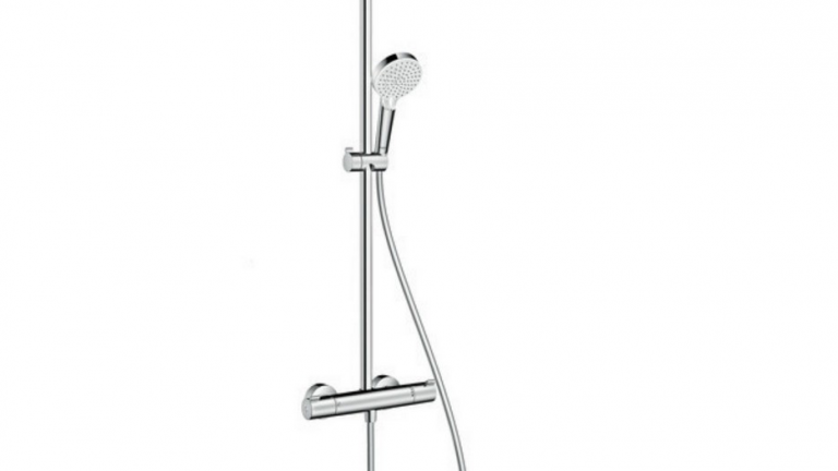 Hansgrohe Colonne de douche Showerpipe Crometta E 240 1jet EcoSmart (27281000)