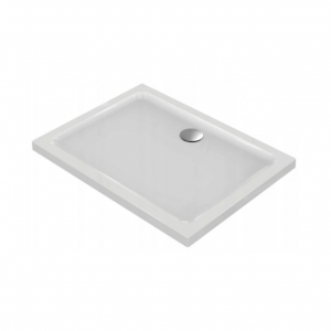 Ideal Standard Idealsmart Receveur Rectangulaire extra-plat antidérapant, à poser 100x80cm, Blanc (R1554YK)