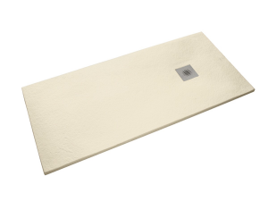 Siko Receveur de douche rectangulaire Stone 100x80 cm marbre coulé, beige (SIKOSTONE10080SN)