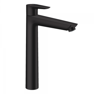 Hansgrohe Talis E 240 Mitigeur de lavabo noir mat, avec tirette et vidage (71716670)